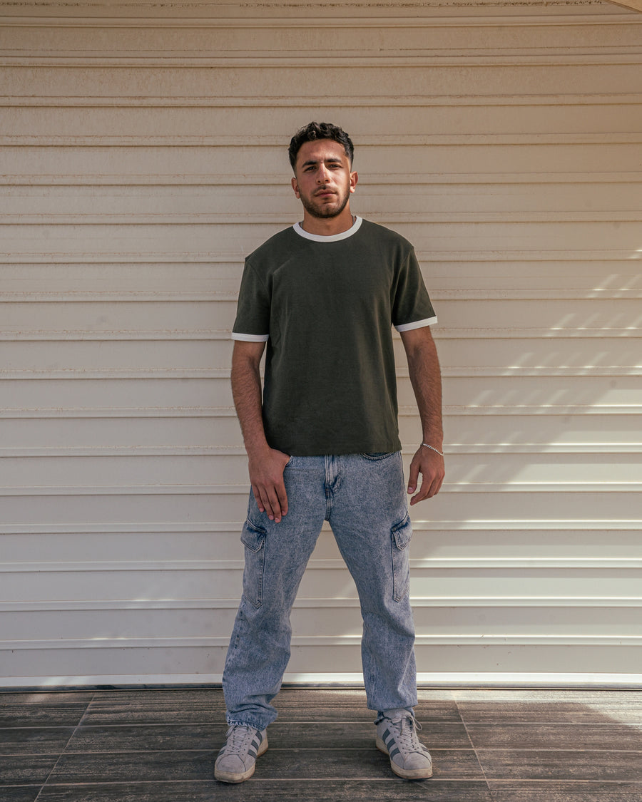 Heritage Ringer — Dusty Olive