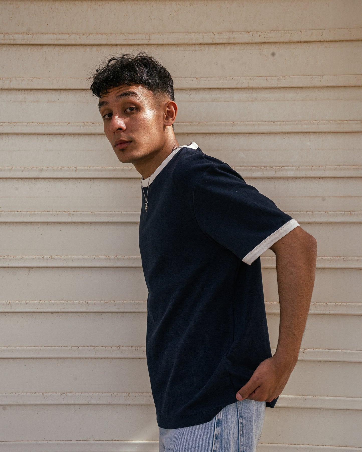 Heritage Ringer — Midnight Navy