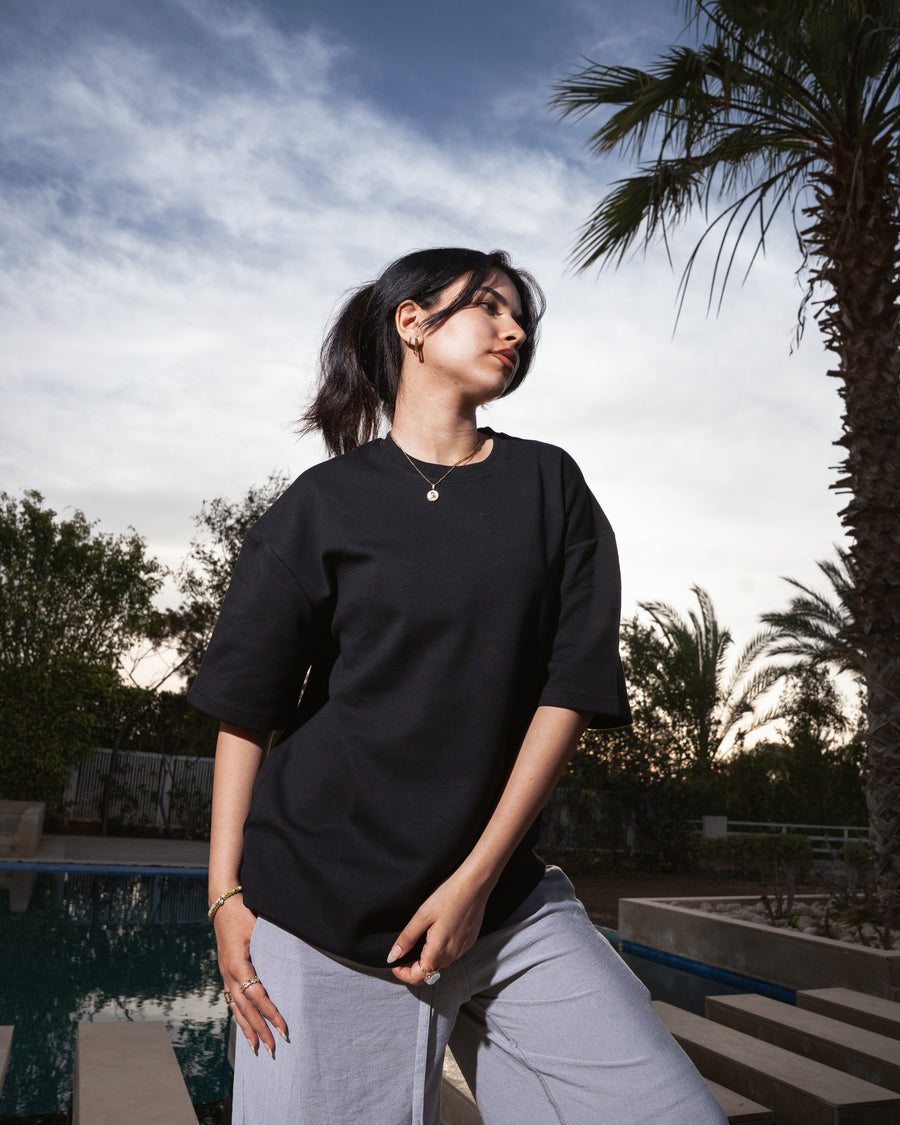 Essentinal Tee — Obsidian Black