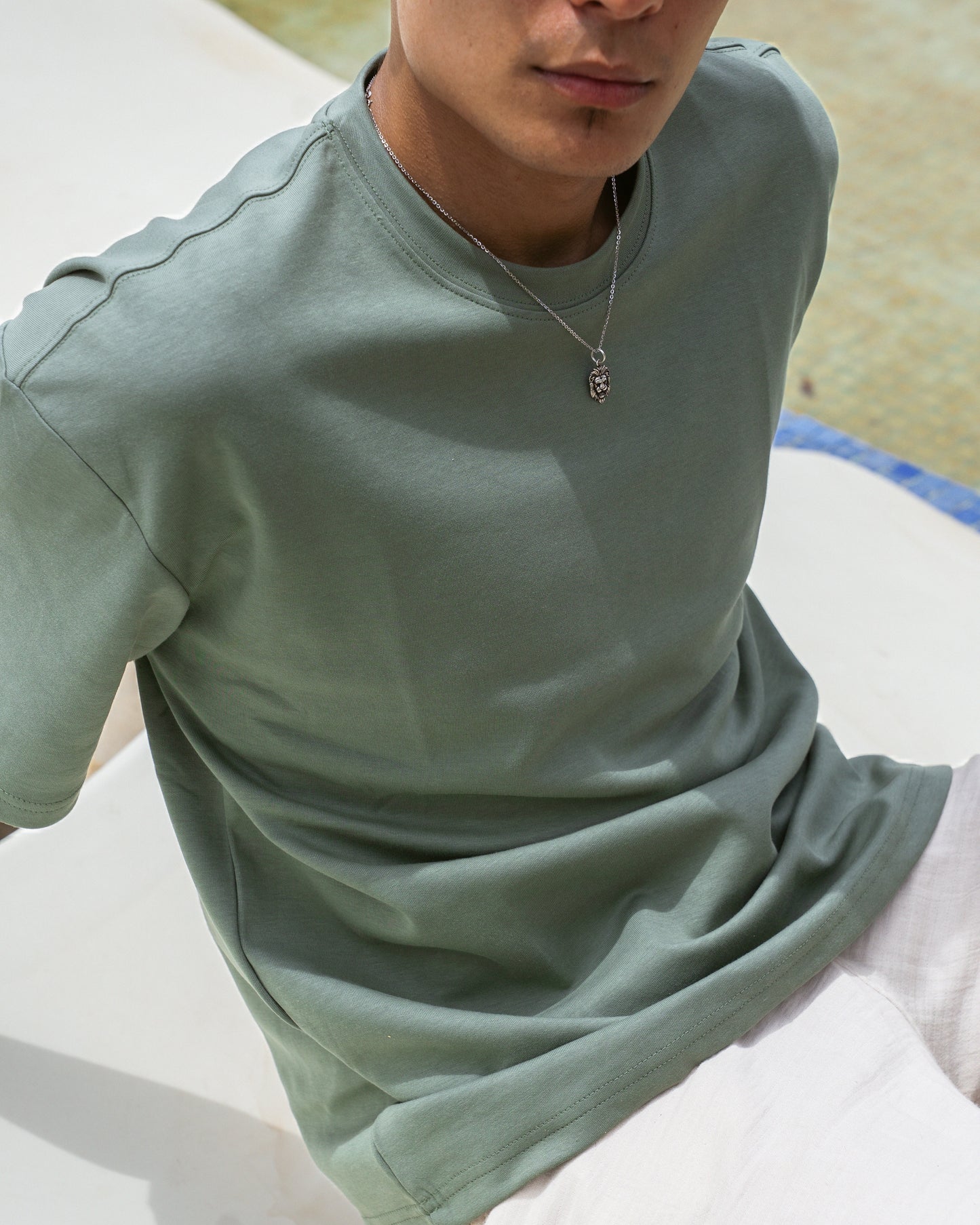 Essential Tee — Washed Sage