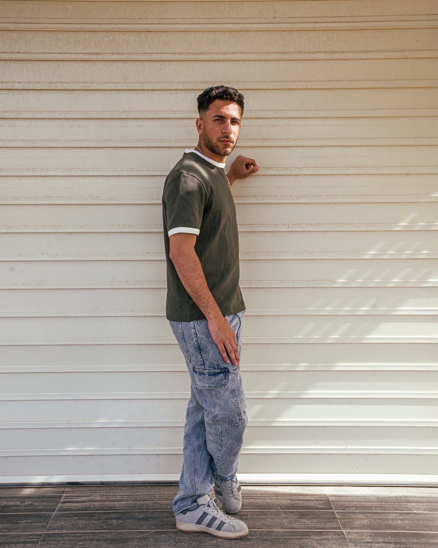 Heritage Ringer — Dusty Olive