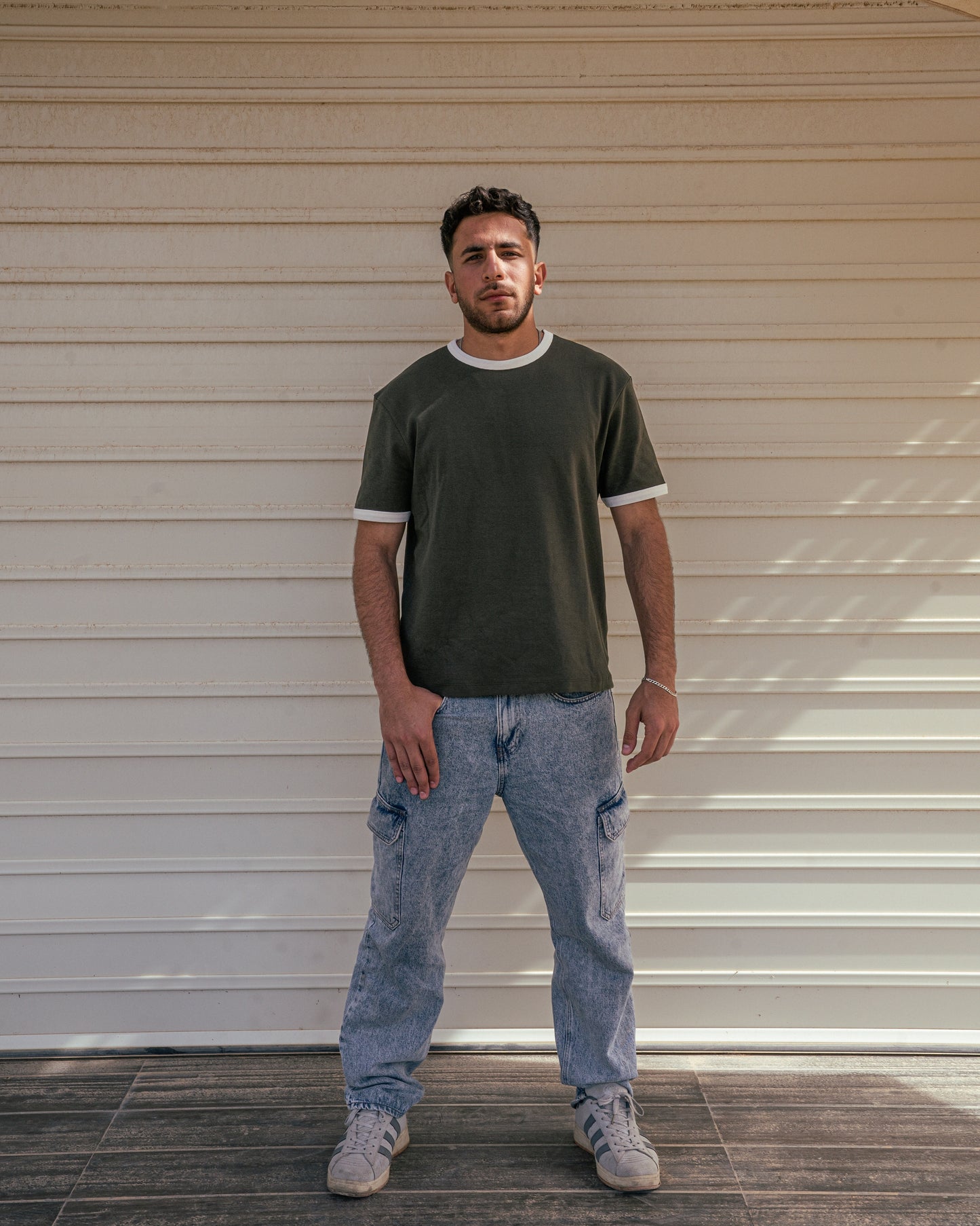 Heritage Ringer — Dusty Olive