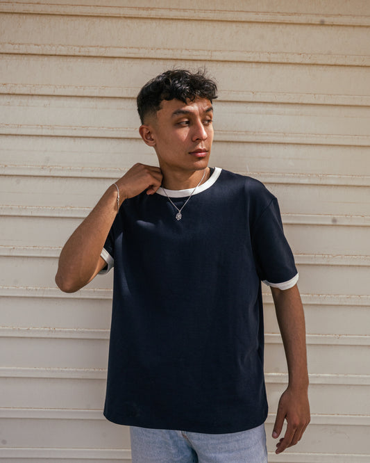 Heritage Ringer —  Midnight Navy