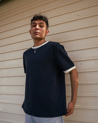 Heritage Ringer —  Midnight Navy