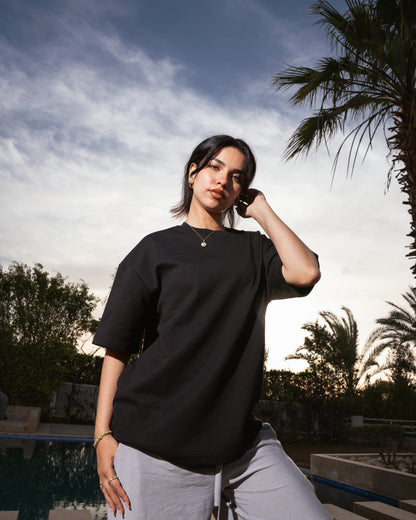 Essentinal Tee — Obsidian Black