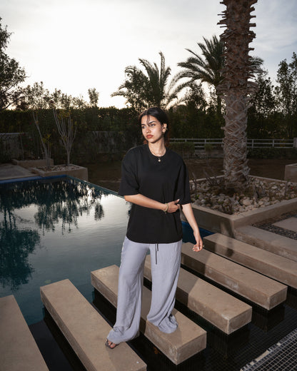 Essentinal Tee — Obsidian Black
