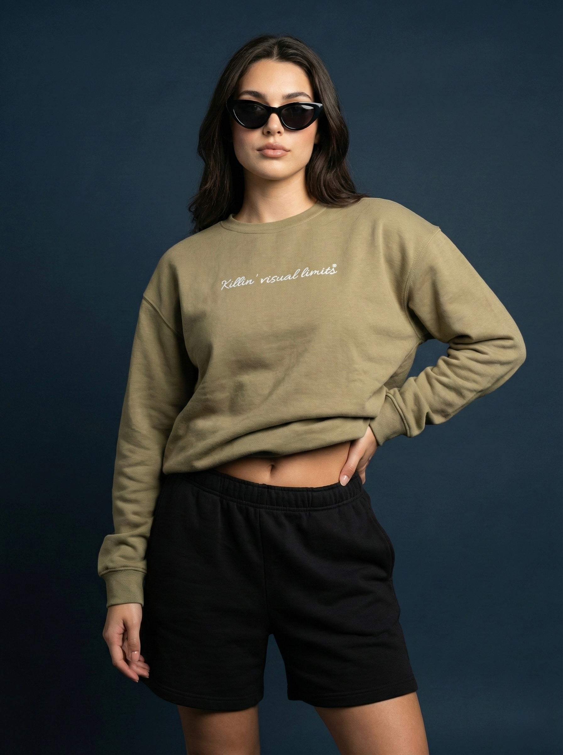 KVL ARCHIVE 01 // SAGE "VISUAL LIMITS" CREWNECK