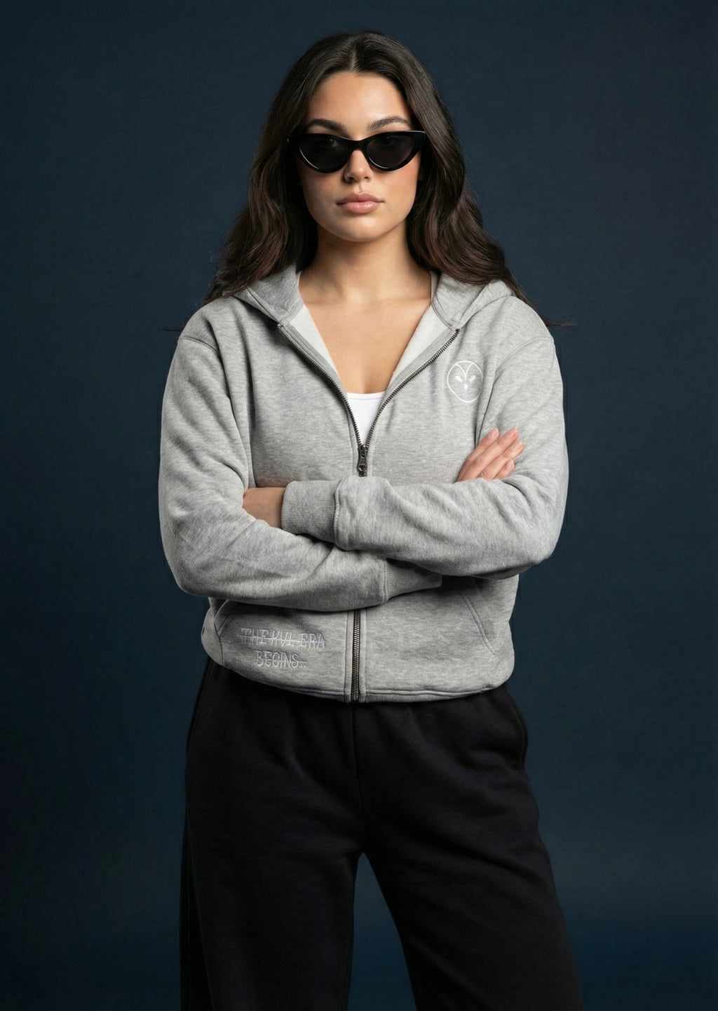 KVL ARCHIVE 01 // ZIP-UP GRY HOODIE