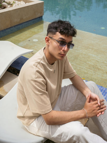 Essential Tee — Sandstone Beige